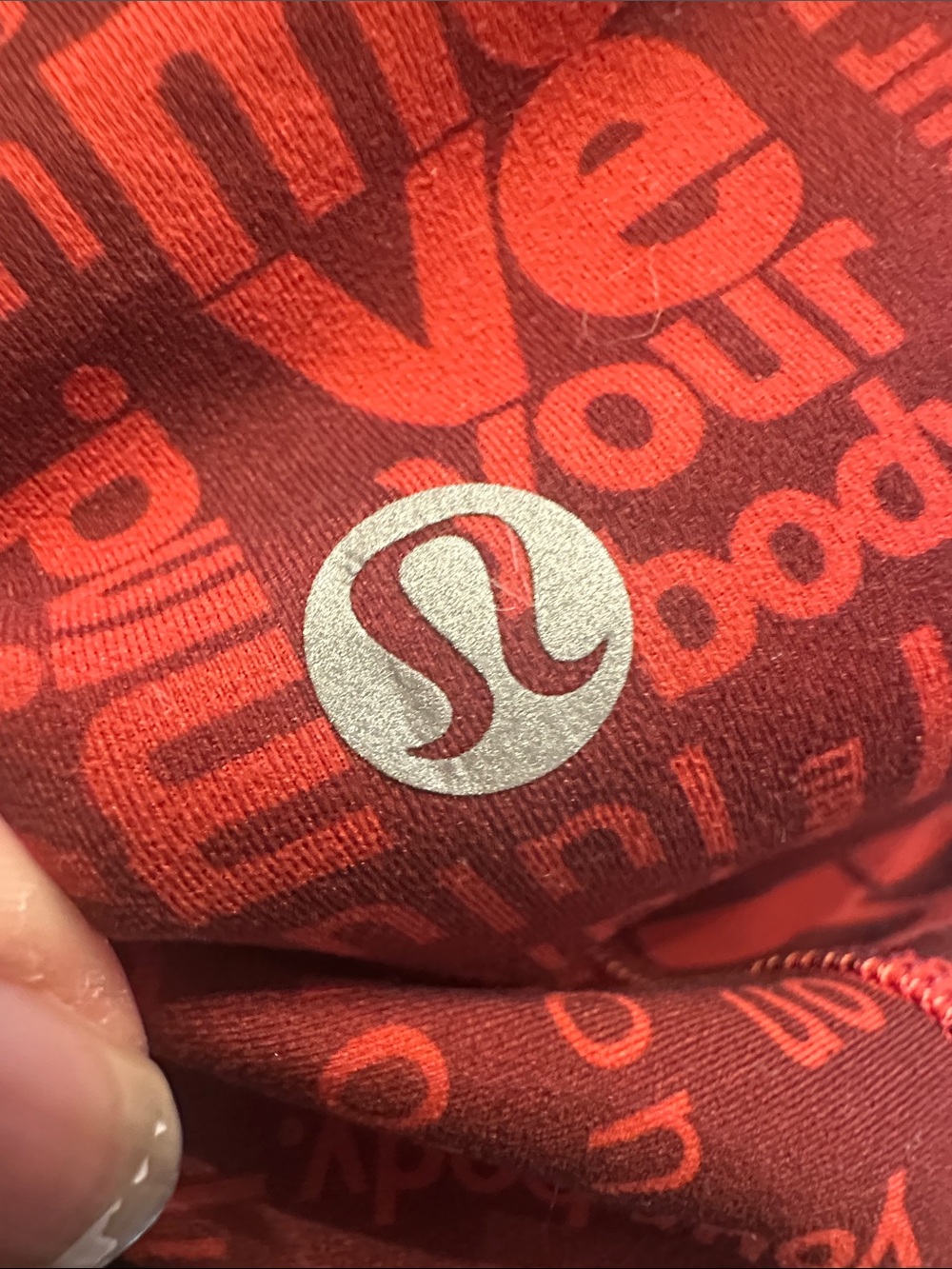 lululemon athletica Red Graphic High-Rise Leggings - Picture 9 of 9